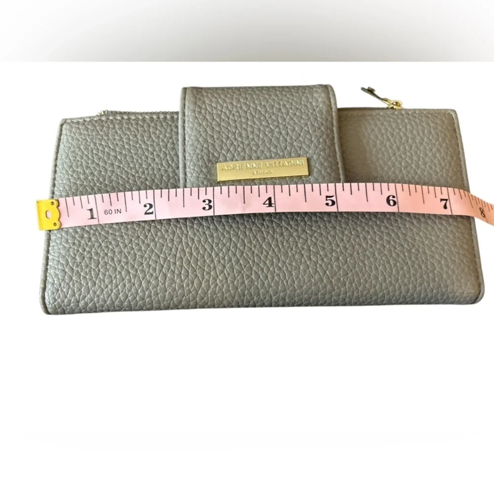Adrienne Vittadini Women's‎ Brown Crocodile Embossed Shoulder Bag free of wallet